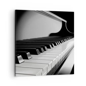 Lærredstryk - Billede på lærred - Harmoni af former og farver - 60x60 cm