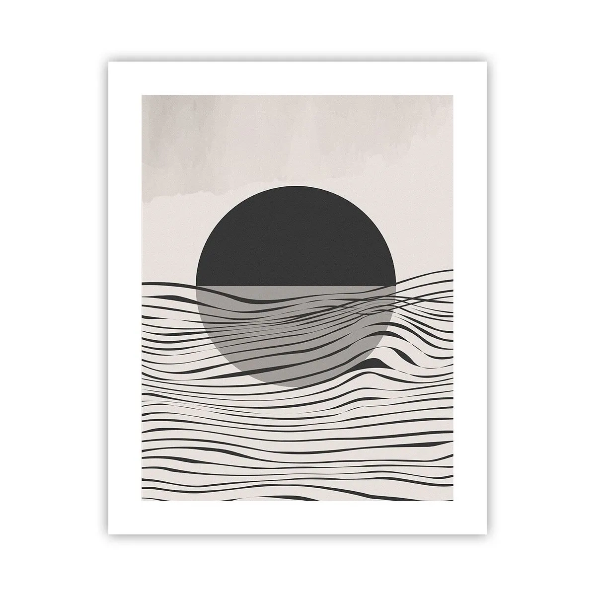 Plakat - Halvkomposition - 40x50 cm