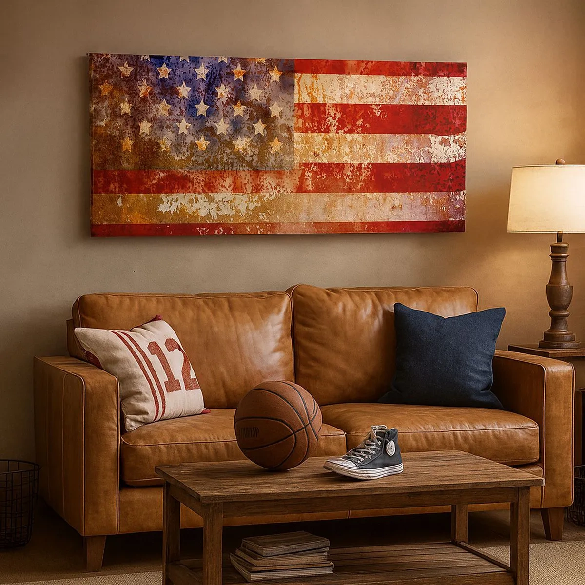 Lærredstryk - Billede på lærred - Herlighed går ikke bort - 100x40 cm