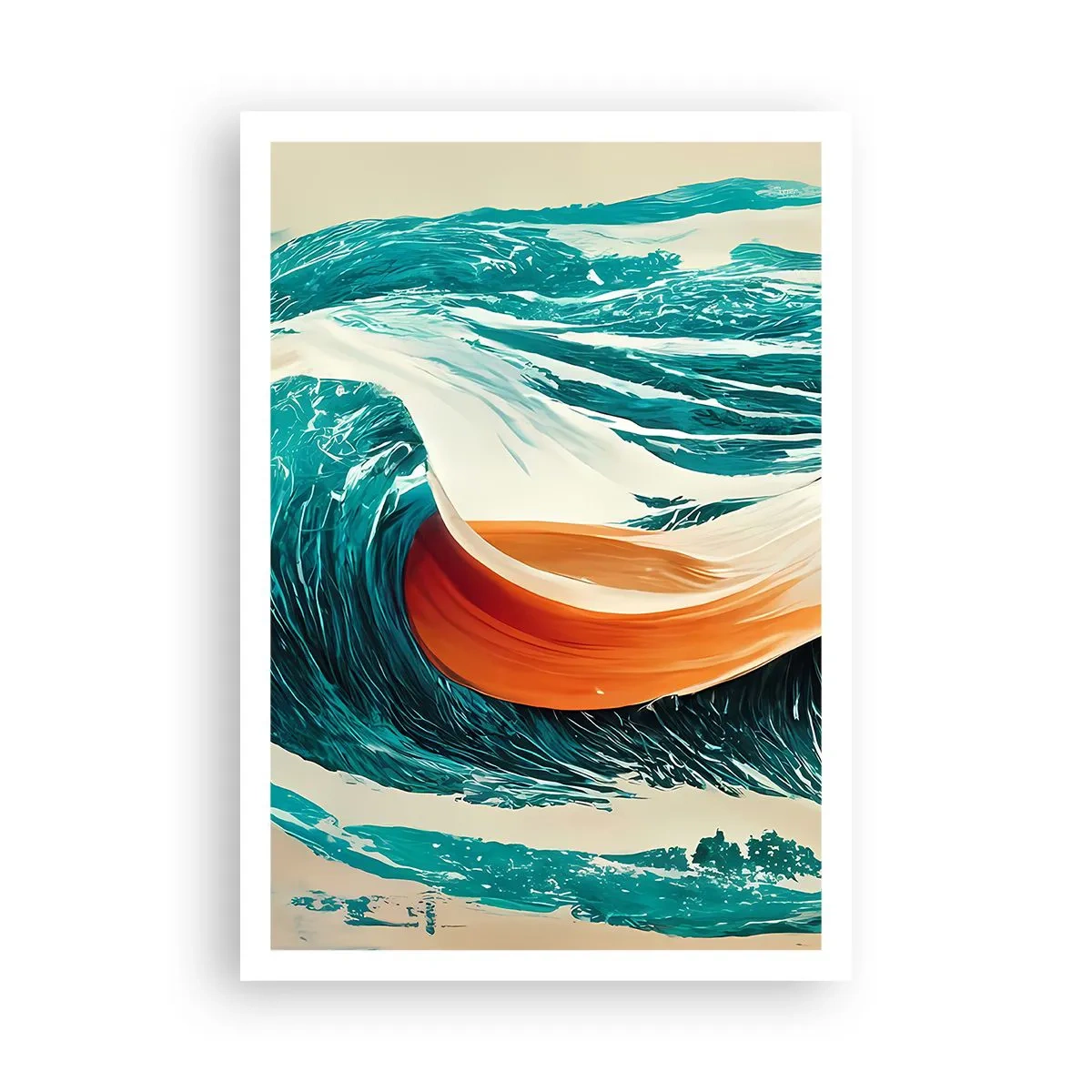 Plakat - Surferens drøm - 70x100 cm