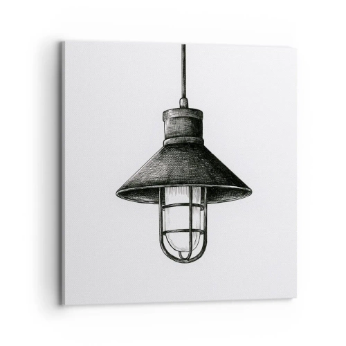 Lærredstryk - Billede på lærred - Som for mange år siden... - 70x70 cm