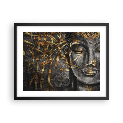 Plakat i sort ramme - Mærk freden - 50x40 cm