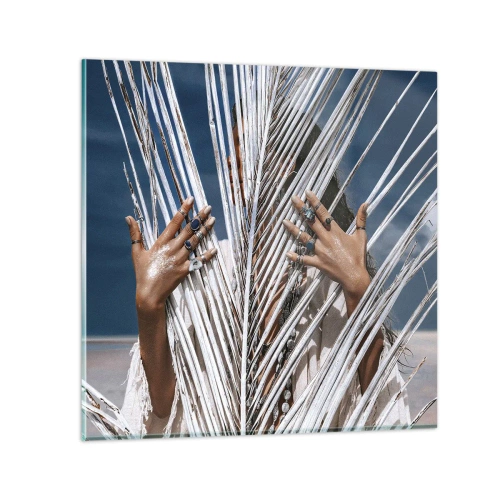 Billede på glas - Shamanens kæreste? - 60x60 cm