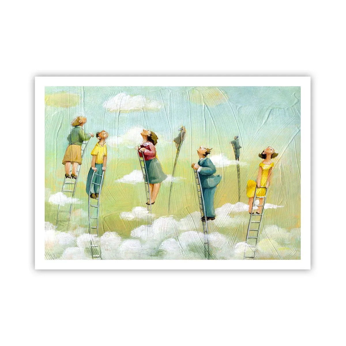 Plakat - Bag din drøm - 100x70 cm
