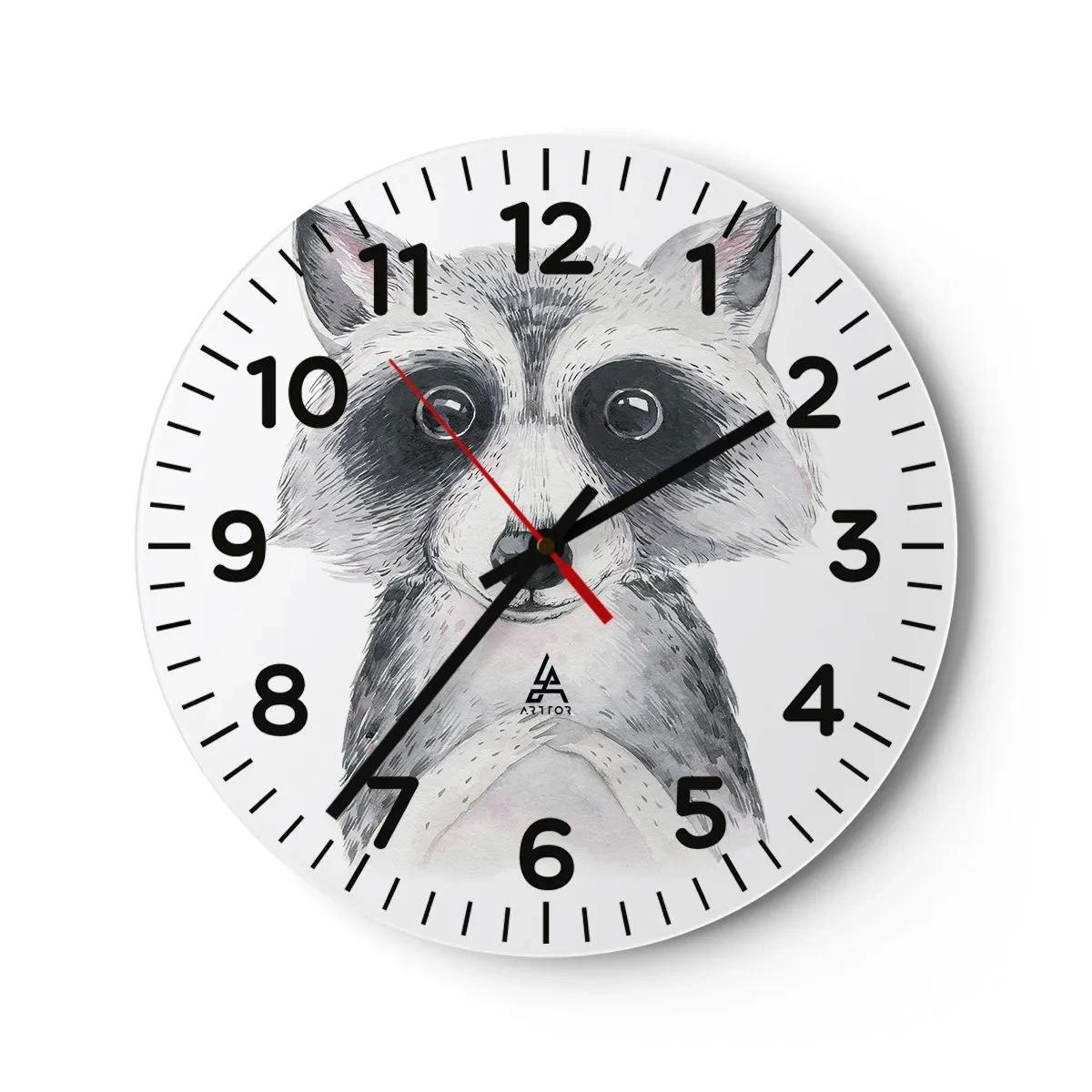 Vægur, Uret - Et øjeblik til at trække på skuldrene - 40x40 cm