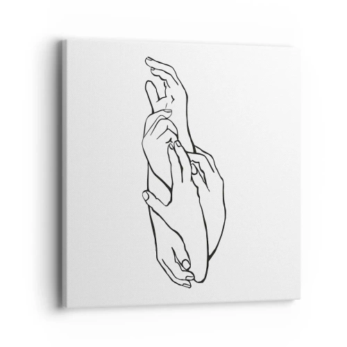 Lærredstryk - Billede på lærred - God berøring - 40x40 cm