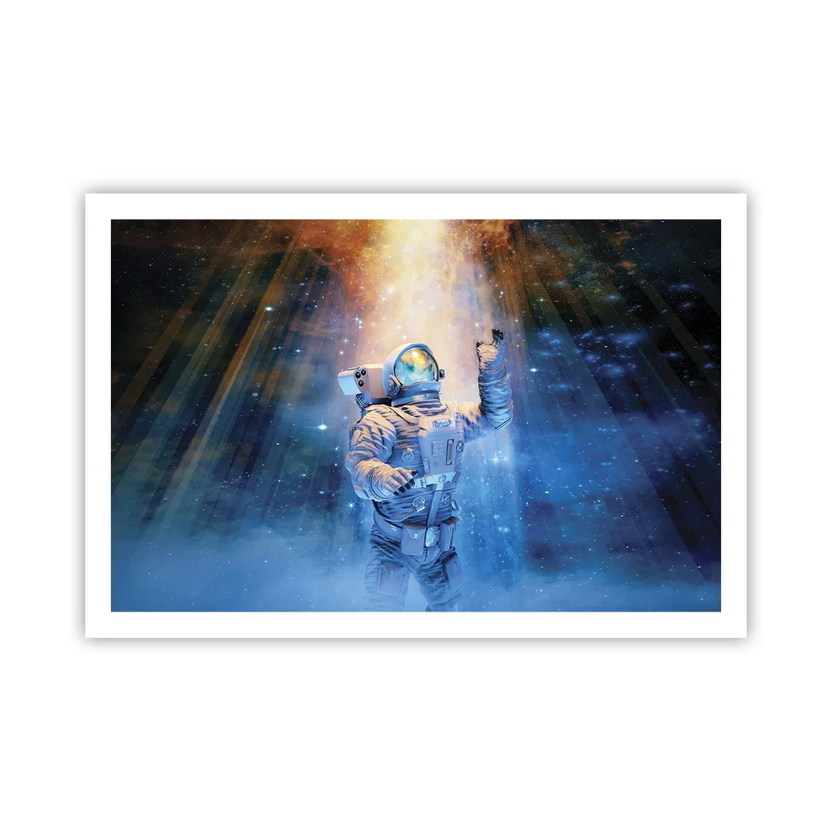 Plakat - Endelig på destinationen - 91x61 cm