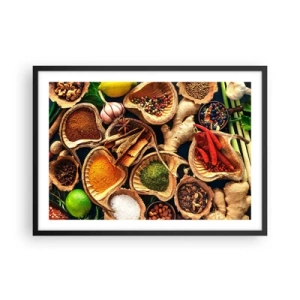 Plakat i sort ramme - Tag, hvad du vil have - 70x50 cm