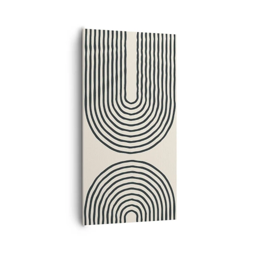 Lærredstryk - Billede på lærred - Kommer snart... - 65x120 cm