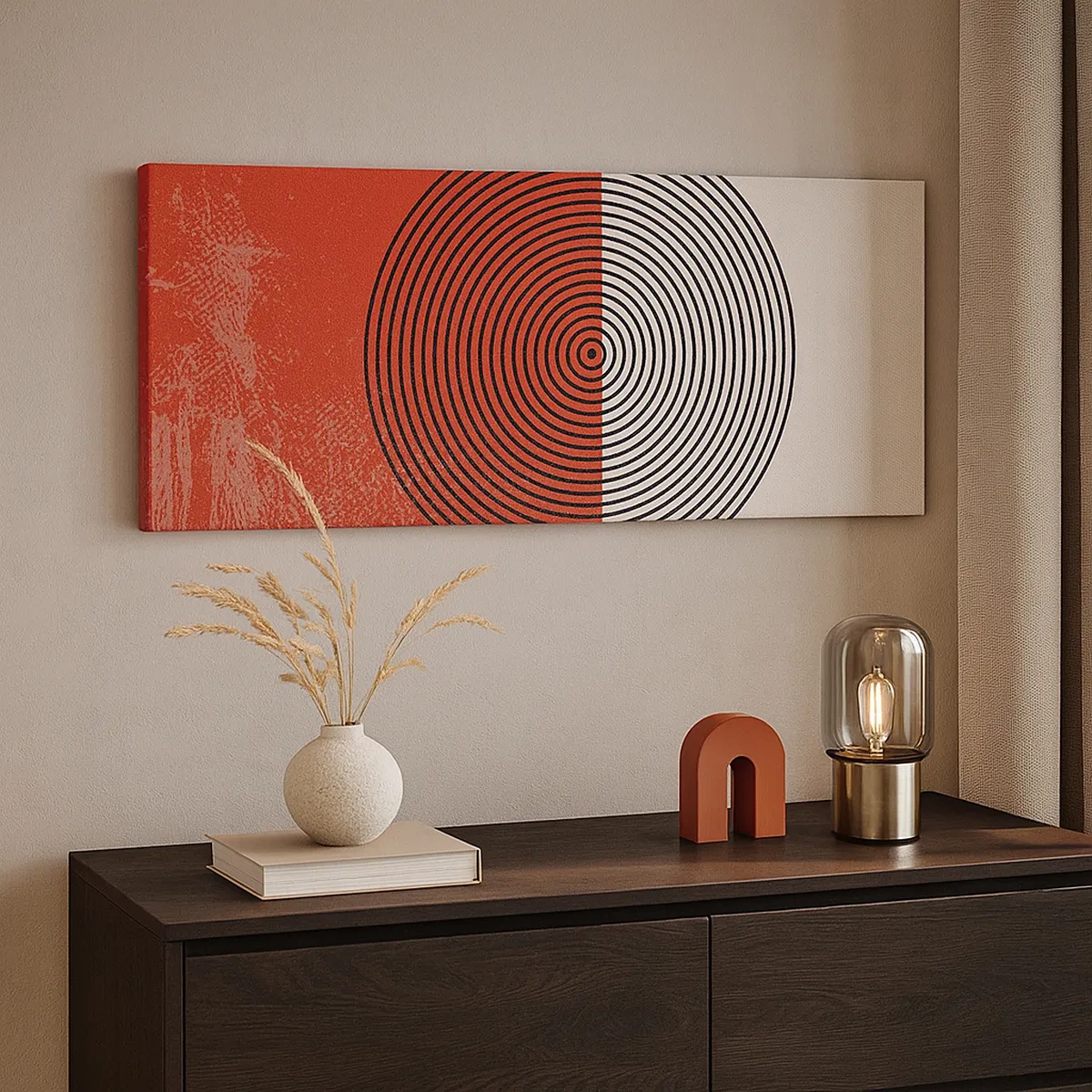 Lærredstryk - Billede på lærred - Lige til sagen - 30x30 cm