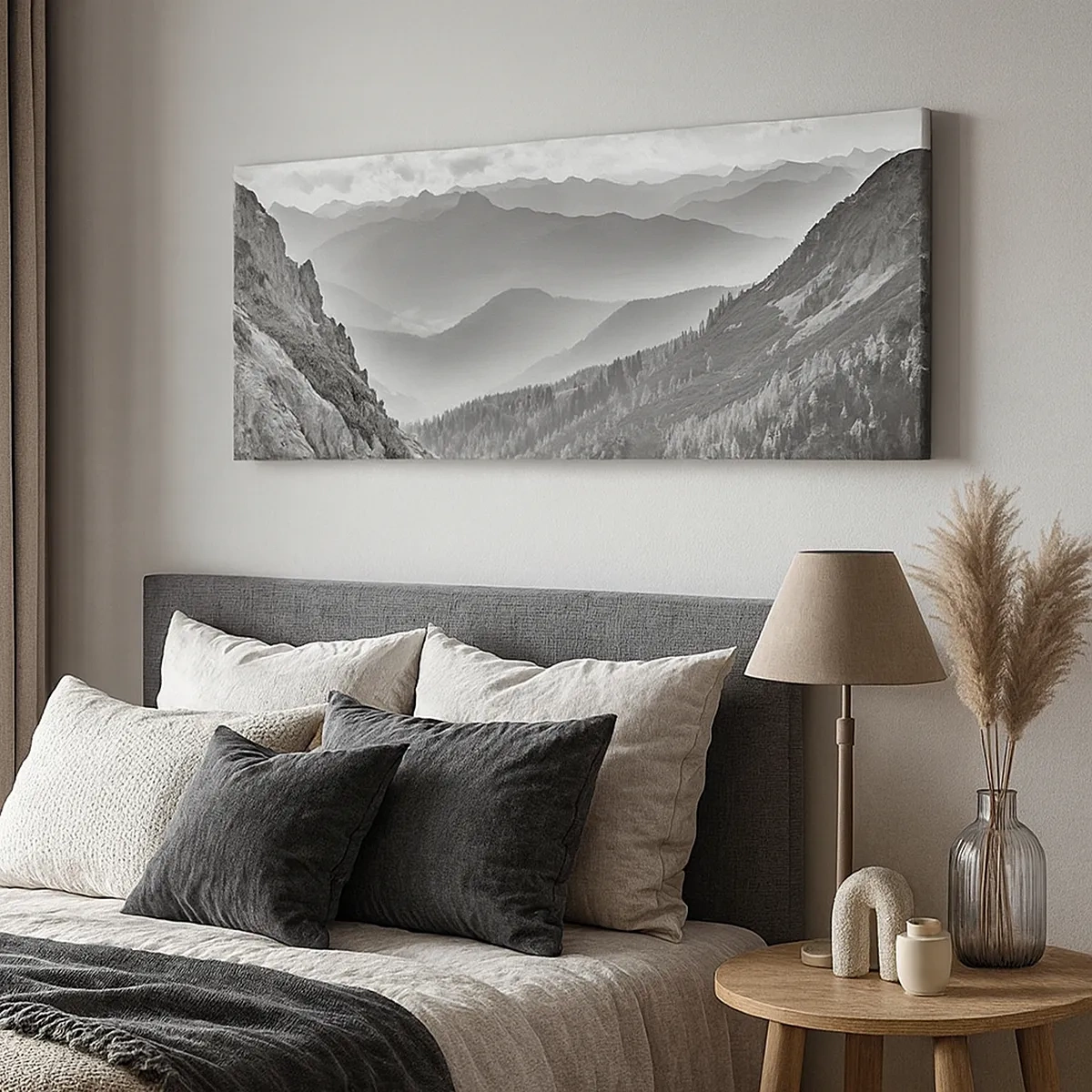 Lærredstryk - Billede på lærred - Hele vejen til horisonten - 30x30 cm