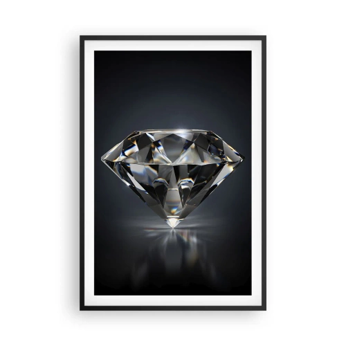 Plakat i sort ramme - Bedste veninde - 61x91 cm