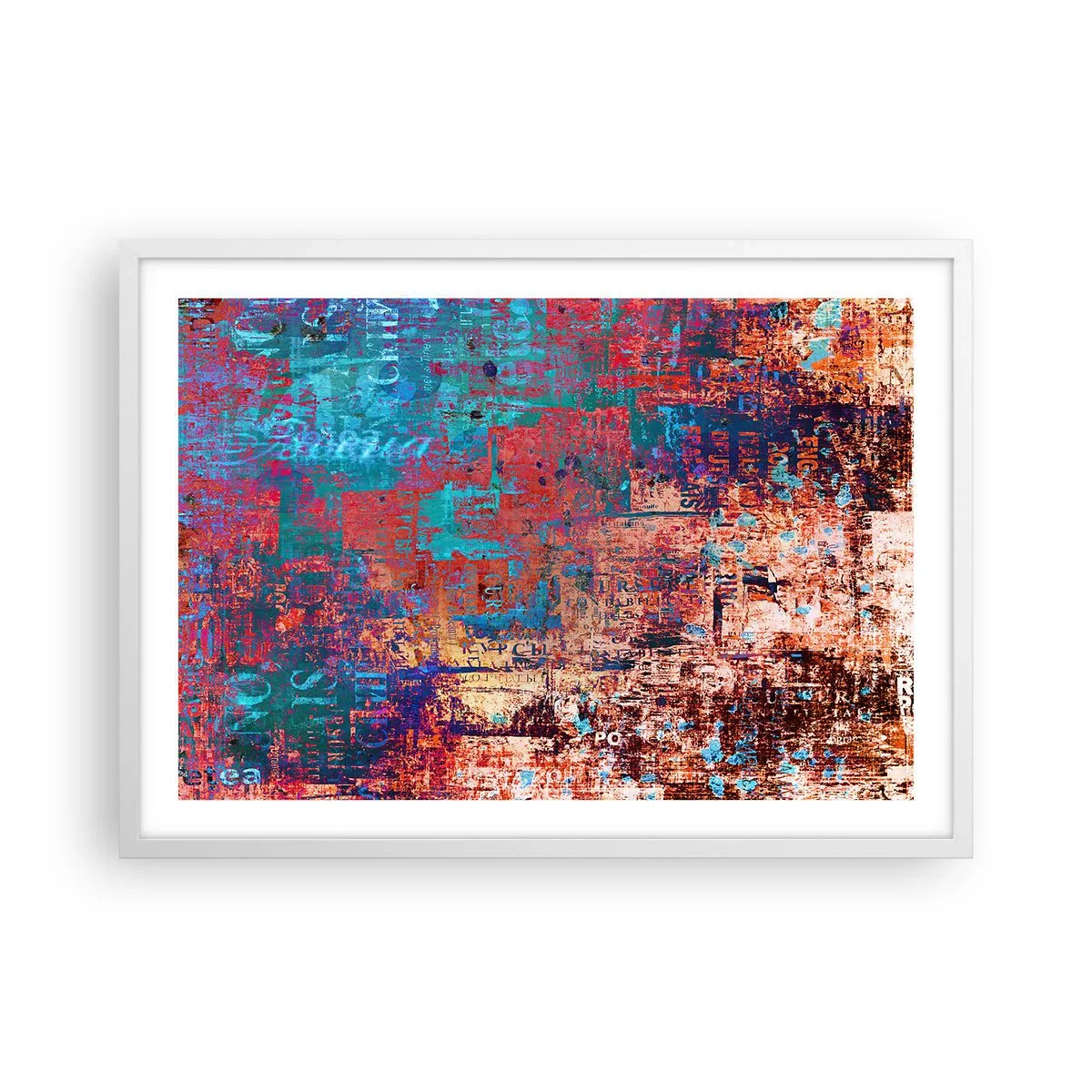 Plakat i hvid ramme - Hukommelse og glemsel - 70x50 cm