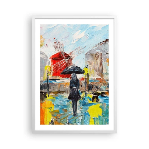 Plakat i hvid ramme - Parisiske legender - 50x70 cm