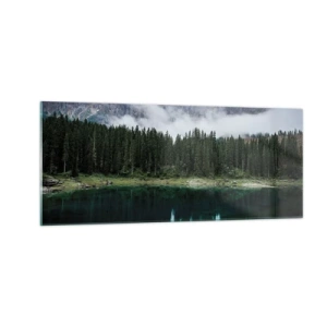 Billede på glas - Hys, tys, lad os ikke vække sovevandet... - 100x40 cm