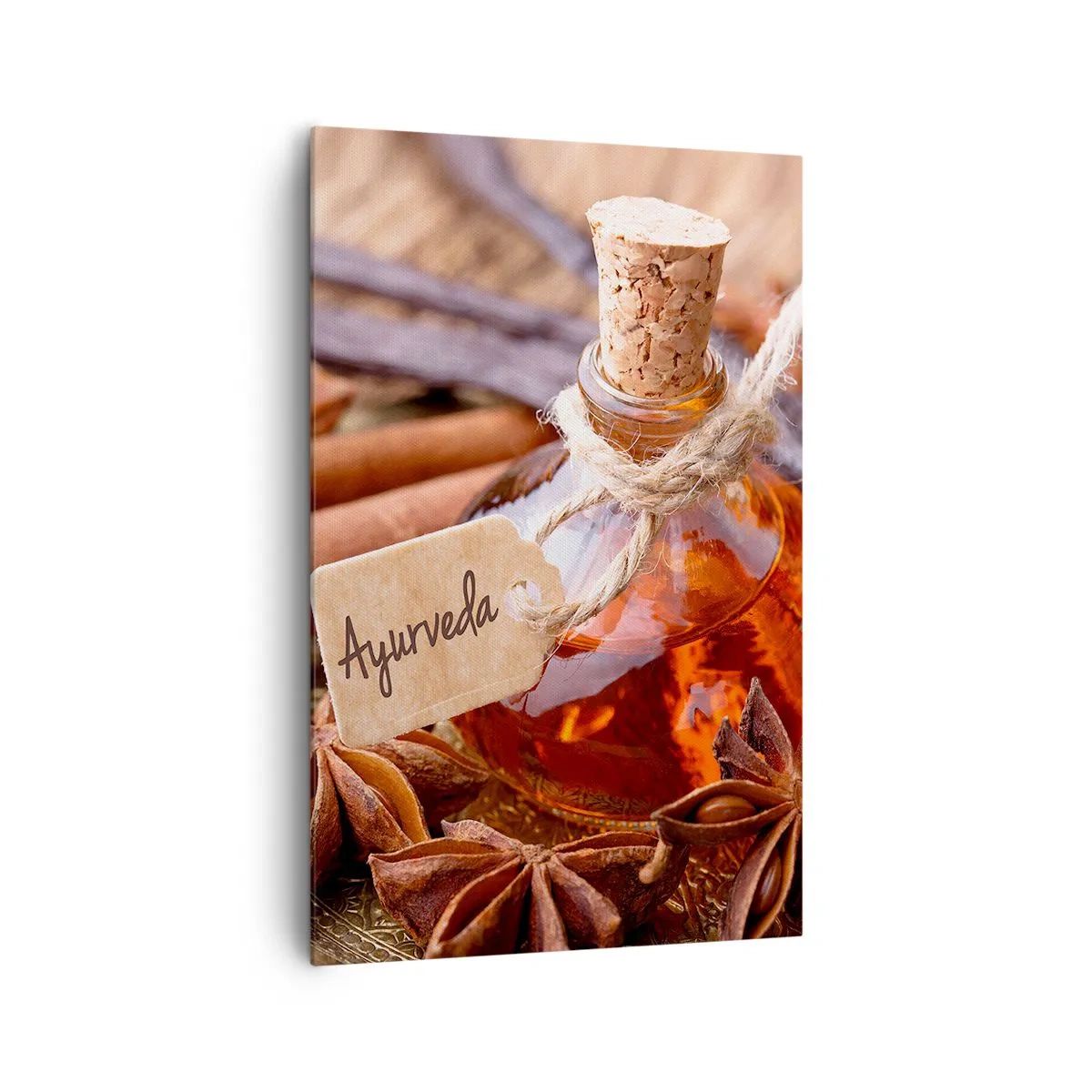 Lærredstryk - Billede på lærred - På vej mod enhed af krop og ånd - 80x120 cm