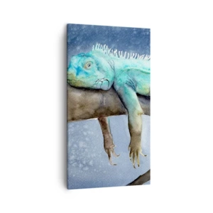 Lærredstryk - Billede på lærred - Det er godt! - 45x80 cm