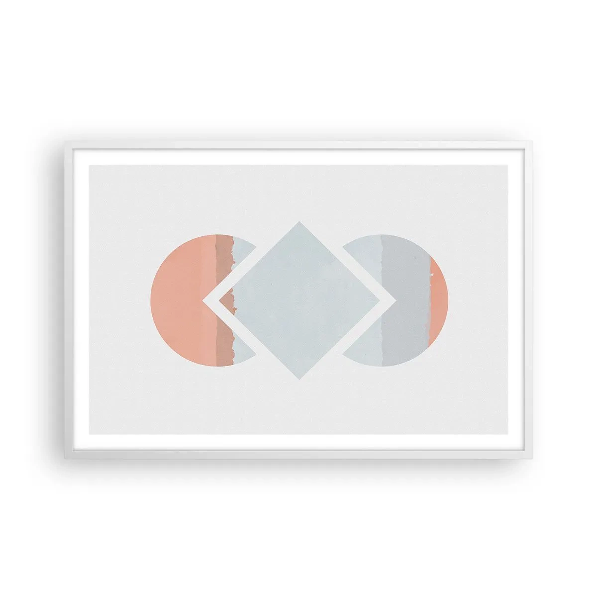 Plakat i hvid ramme - Situationen er klar - 91x61 cm