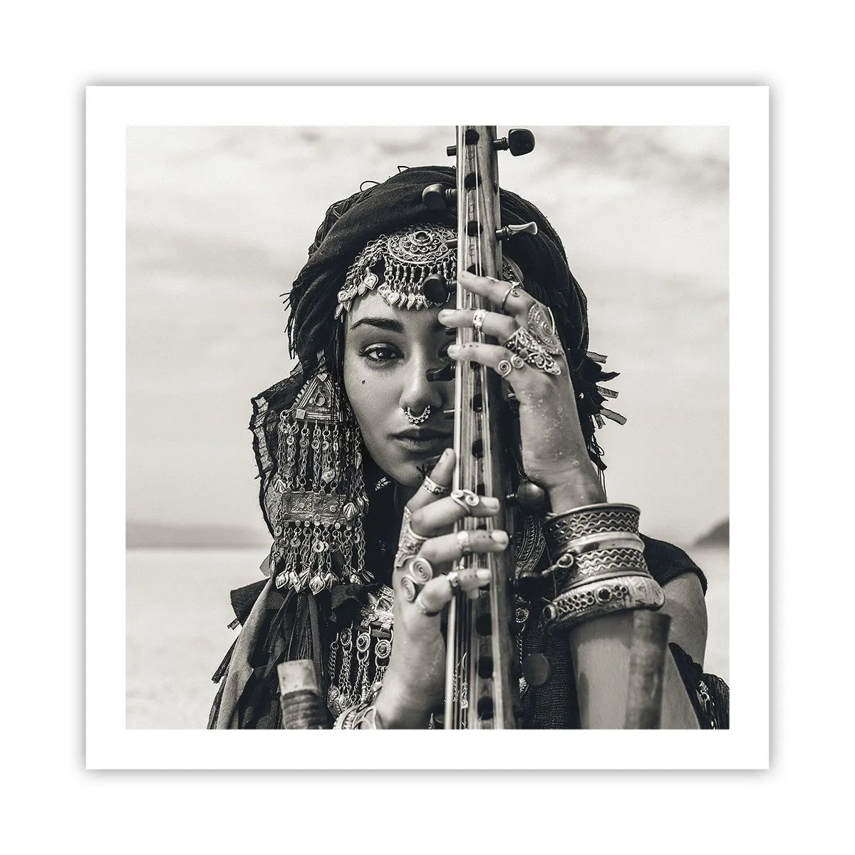 Plakat - Selve den orientalske musik - 60x60 cm