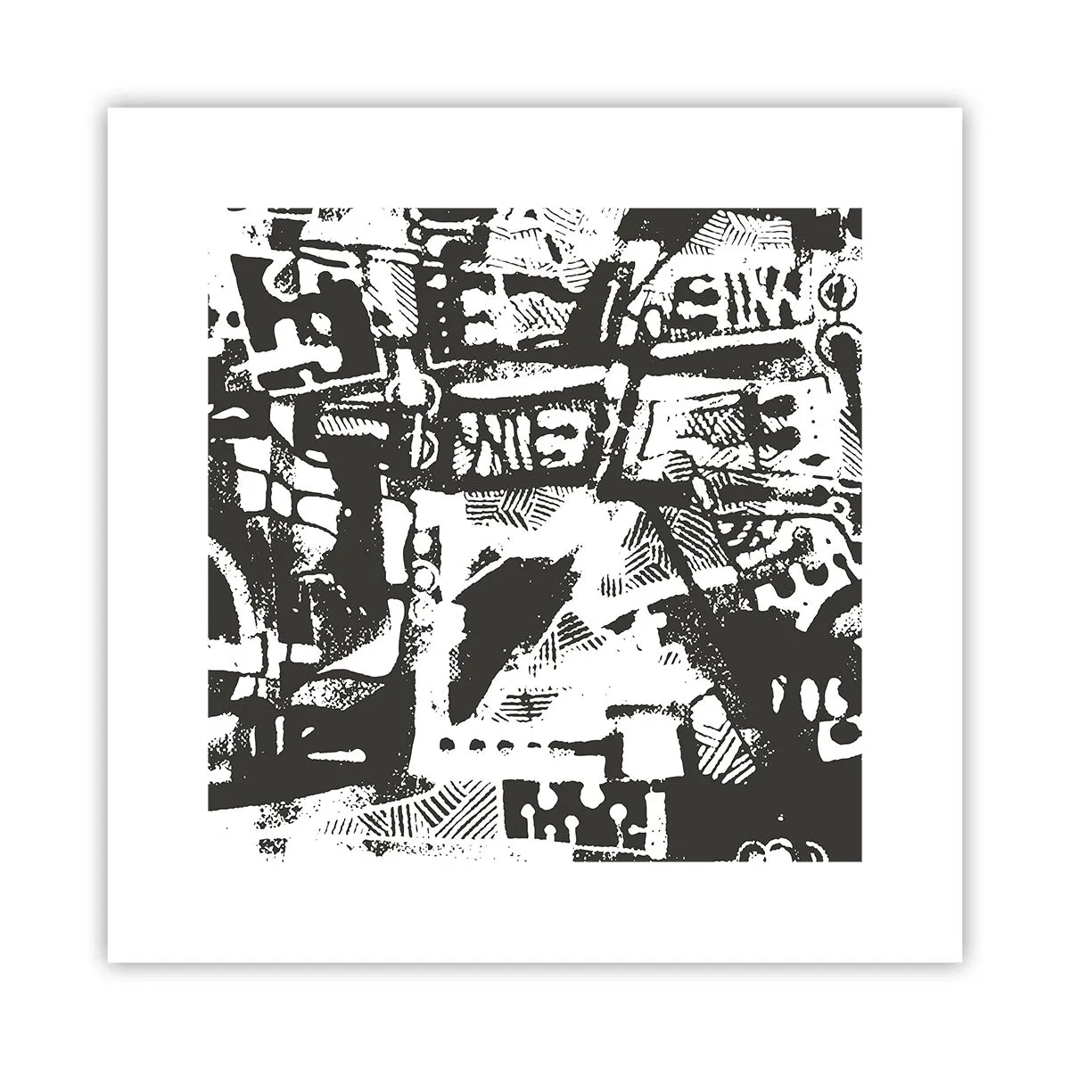Plakat - Orden eller kaos? - 30x30 cm