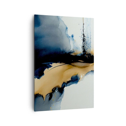 Lærredstryk - Billede på lærred - Bag sløret - 70x100 cm