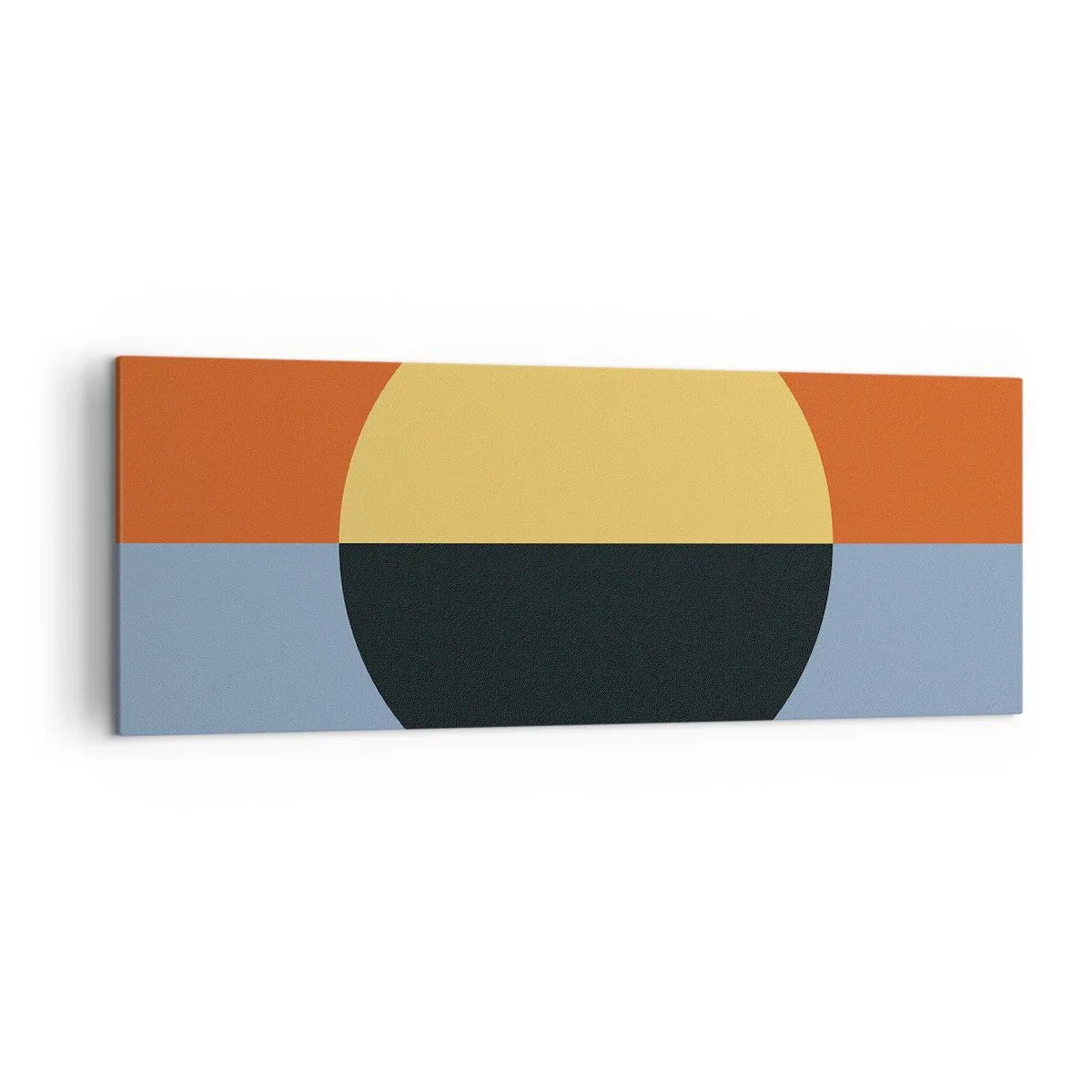 Lærredstryk - Billede på lærred - En sammensætning af varme og kølighed - 140x50 cm