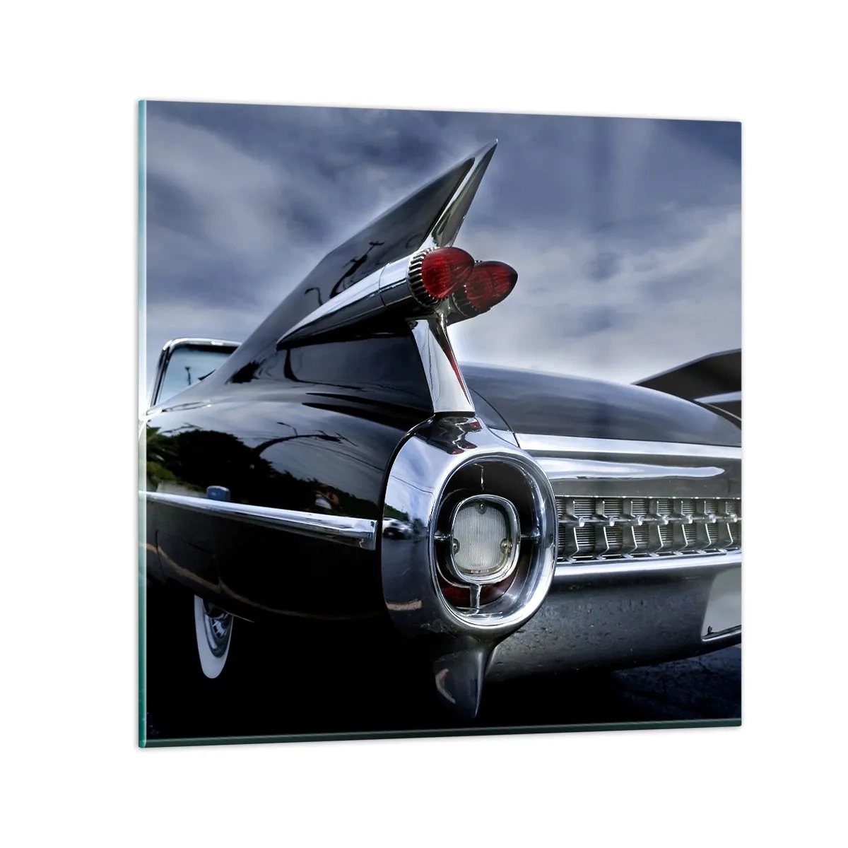 Billede på glas - Det er derfor, den er så smuk! - 60x60 cm