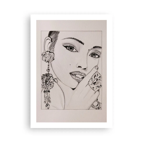 Plakat - Den smukkeste juvel - 50x70 cm