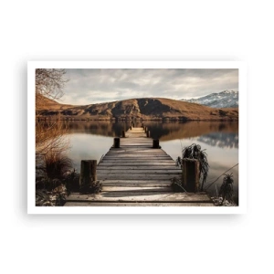 Plakat - Et landskab i stilhed - 100x70 cm