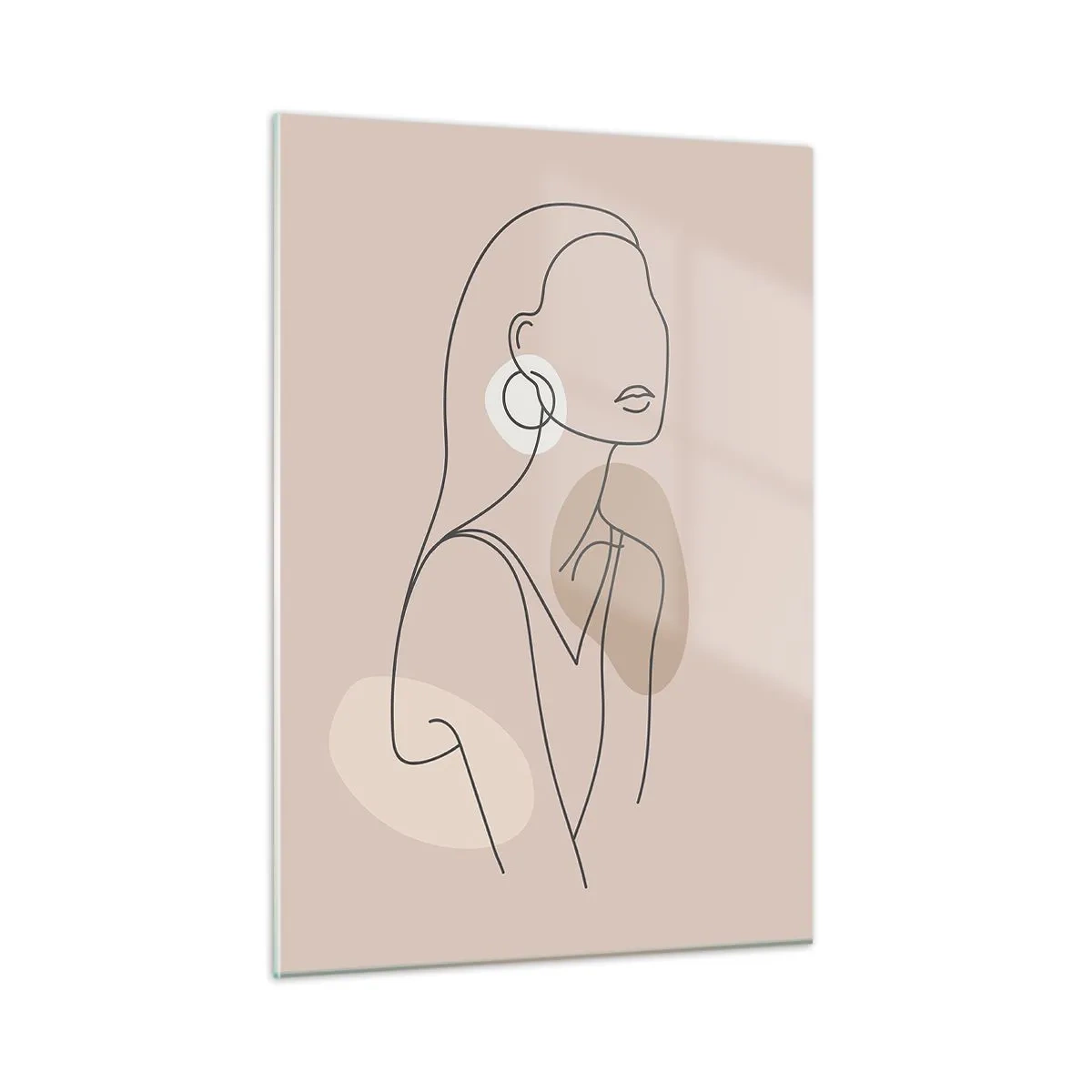 Billede på glas - Et ikon for pigelivet - 50x70 cm