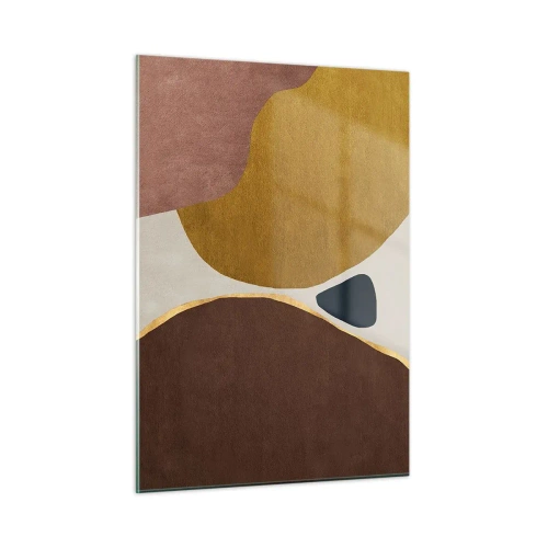 Billede på glas - Abstraktion - et sted i rummet - 50x70 cm