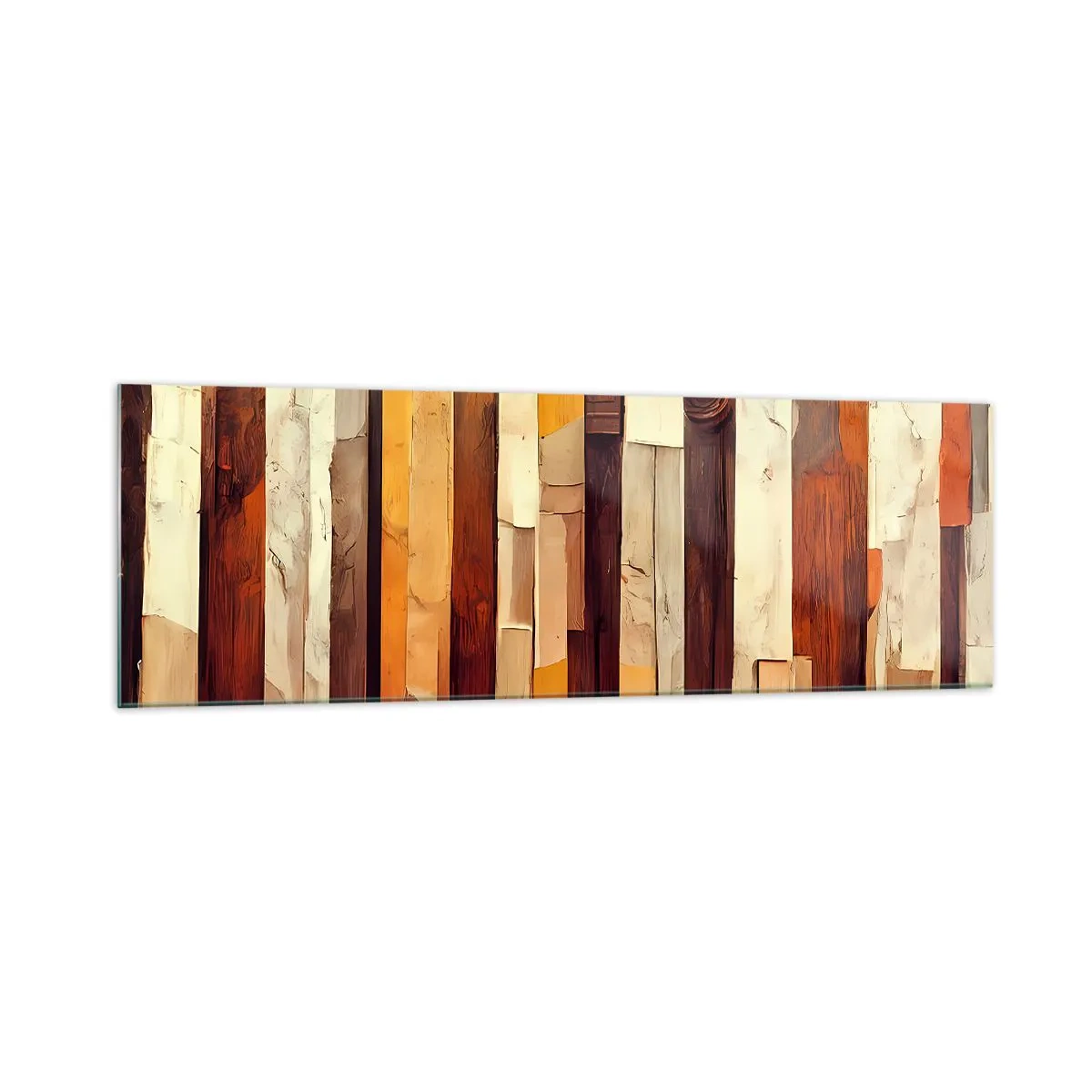 Billede på glas - Hymne af skovens træer - 160x50 cm