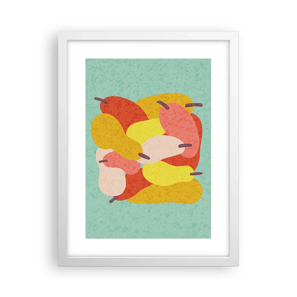 Plakat i hvid ramme - Smag på sommersolen - 30x40 cm