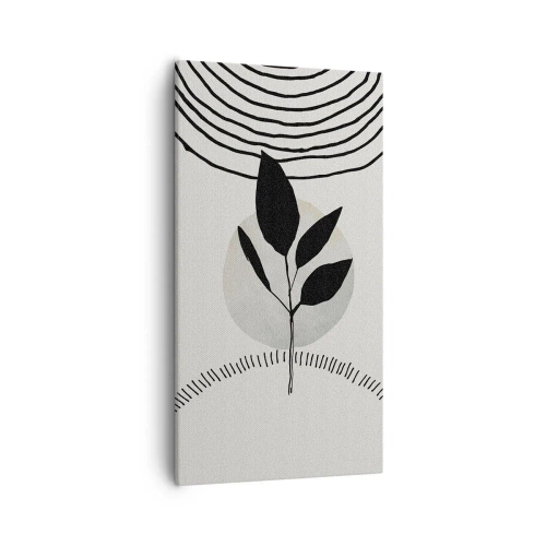 Lærredstryk - Billede på lærred - Komposition: naturens ritualer - 55x100 cm