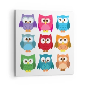 Lærredstryk - Billede på lærred - Forskelle kan være morsomme - 50x50 cm