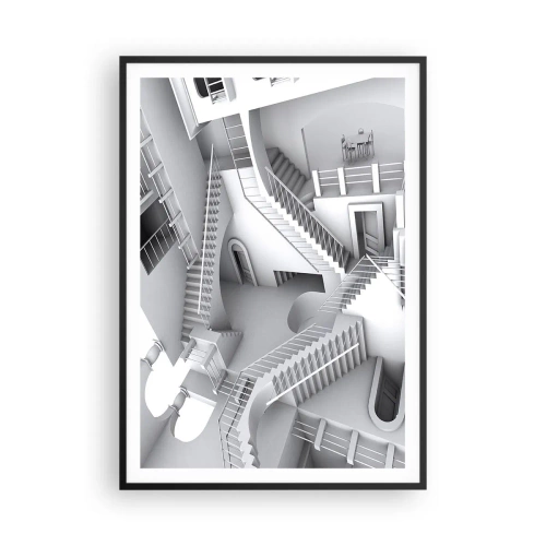 Plakat i sort ramme - Rummets paradokser - 70x100 cm