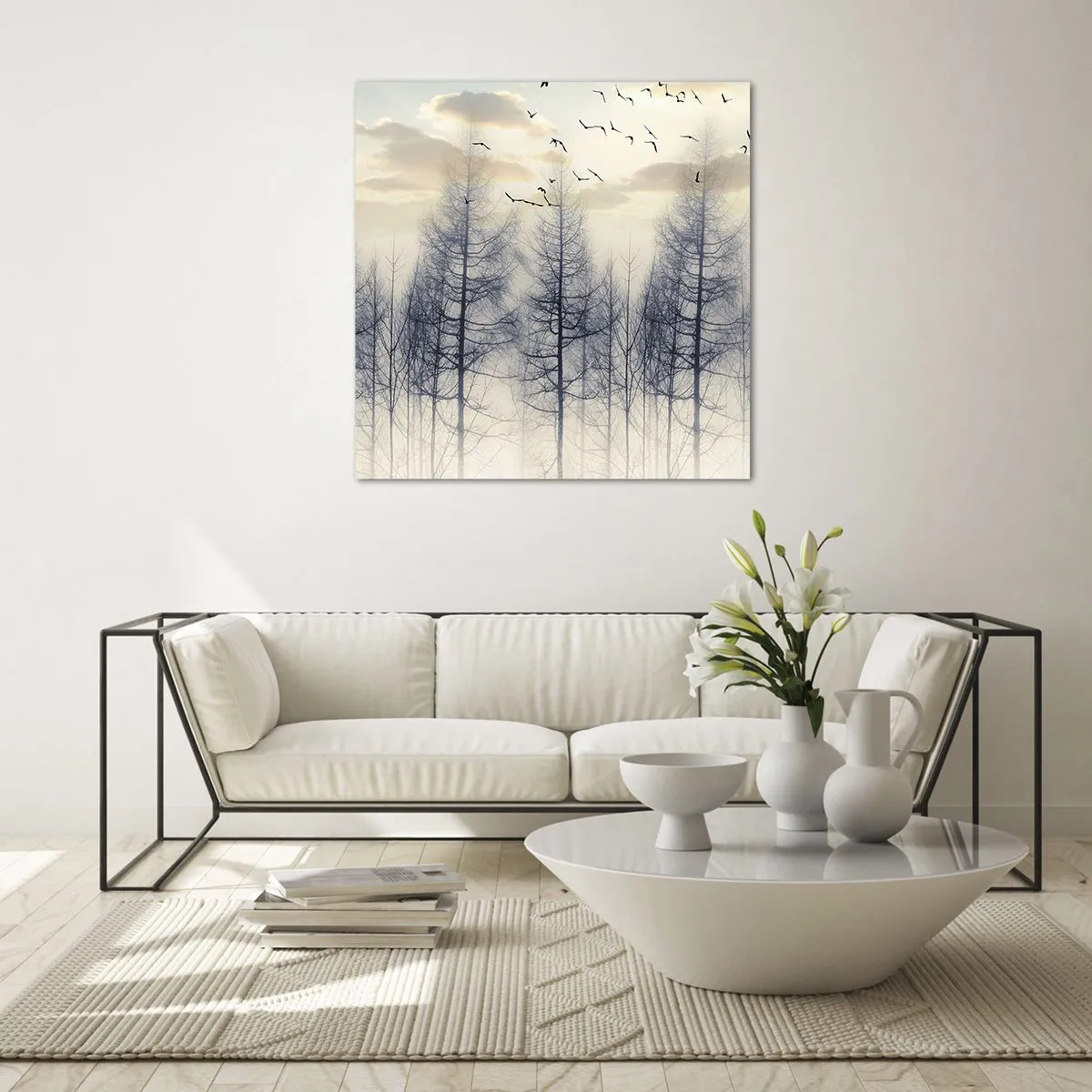 Billede på glas - Skovånder - 40x40 cm