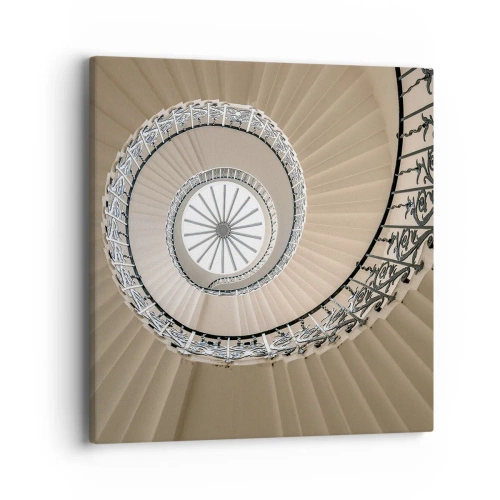 Lærredstryk - Billede på lærred - I midten af en skal - 40x40 cm