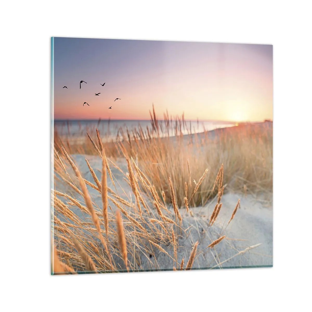 Billede på glas - Baltisk vuggevise - 40x40 cm