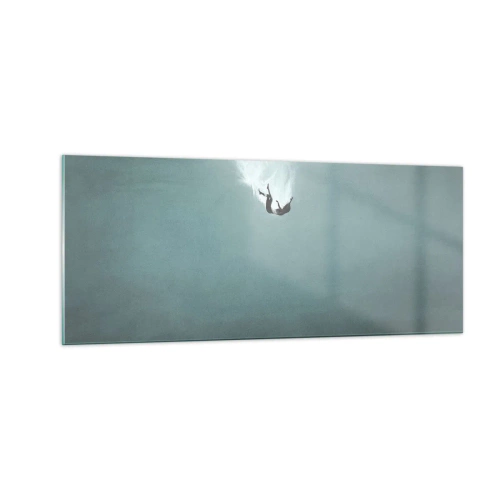 Billede på glas - I havets favntag - 100x40 cm