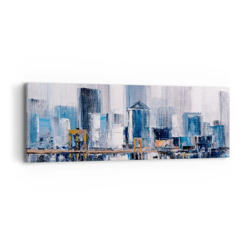 Lærredstryk - Billede på lærred - Indtryk fra New York - 90x30 cm