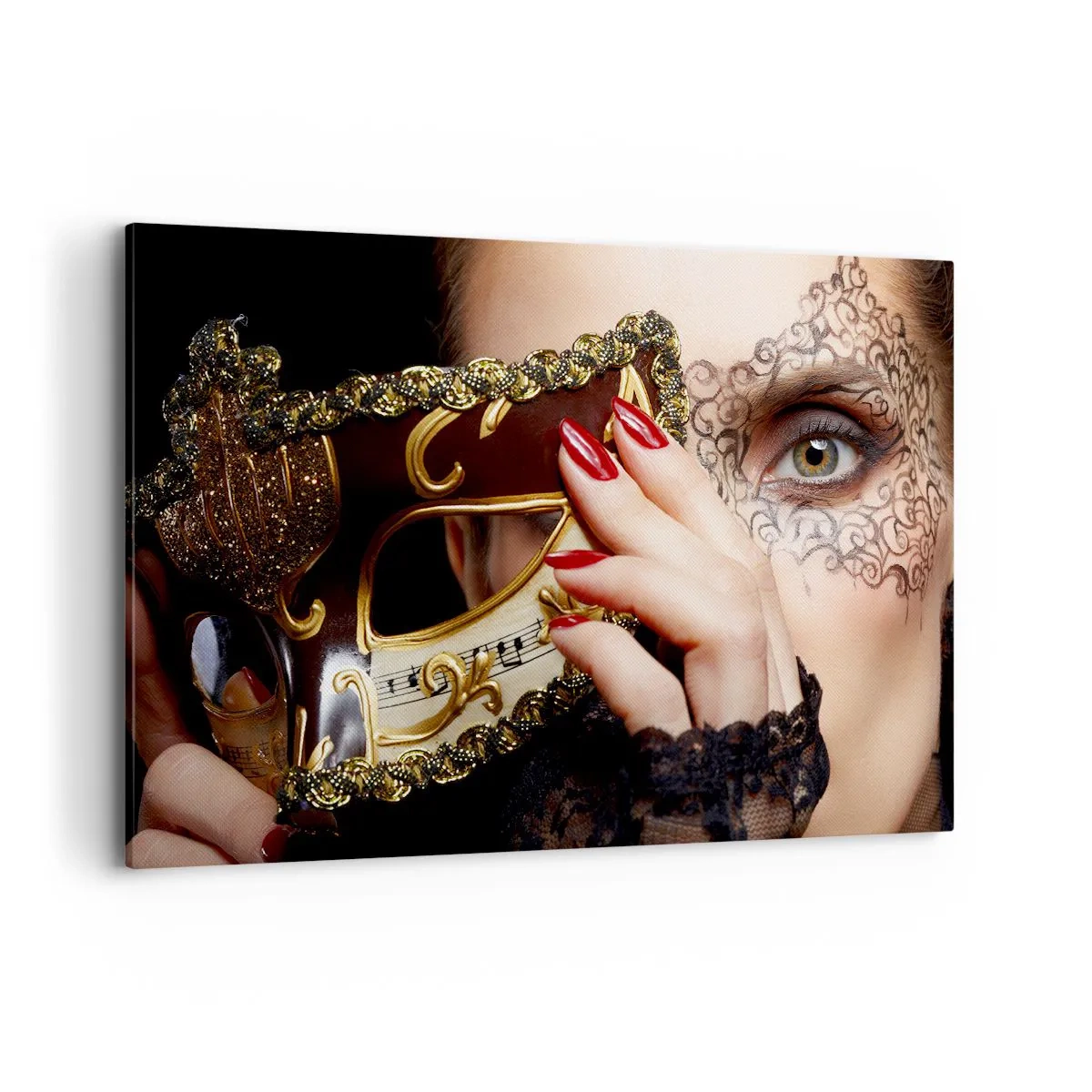 Lærredstryk - Billede på lærred - Min verden er barok - 120x80 cm