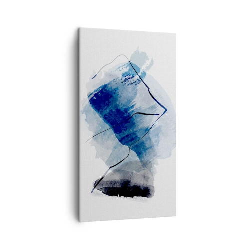 Lærredstryk - Billede på lærred - Isbjerg - 45x80 cm