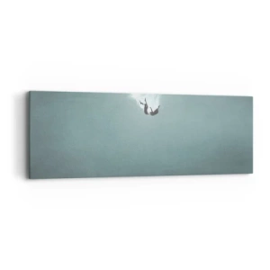 Lærredstryk - Billede på lærred - I havets favntag - 90x30 cm