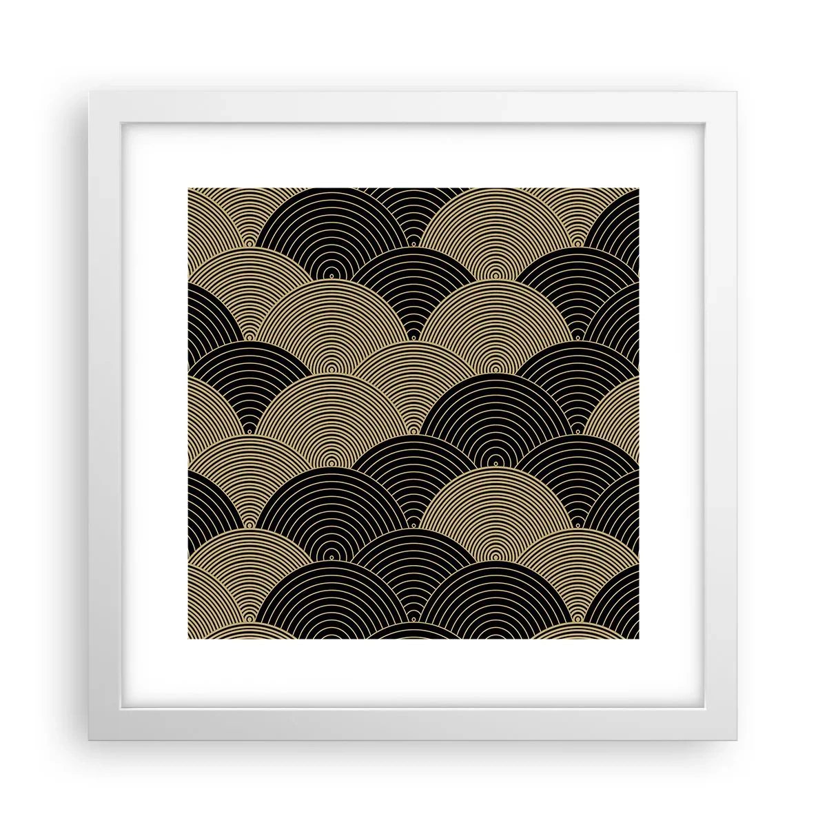 Plakat i hvid ramme - Enhed i mangfoldighed - 30x30 cm