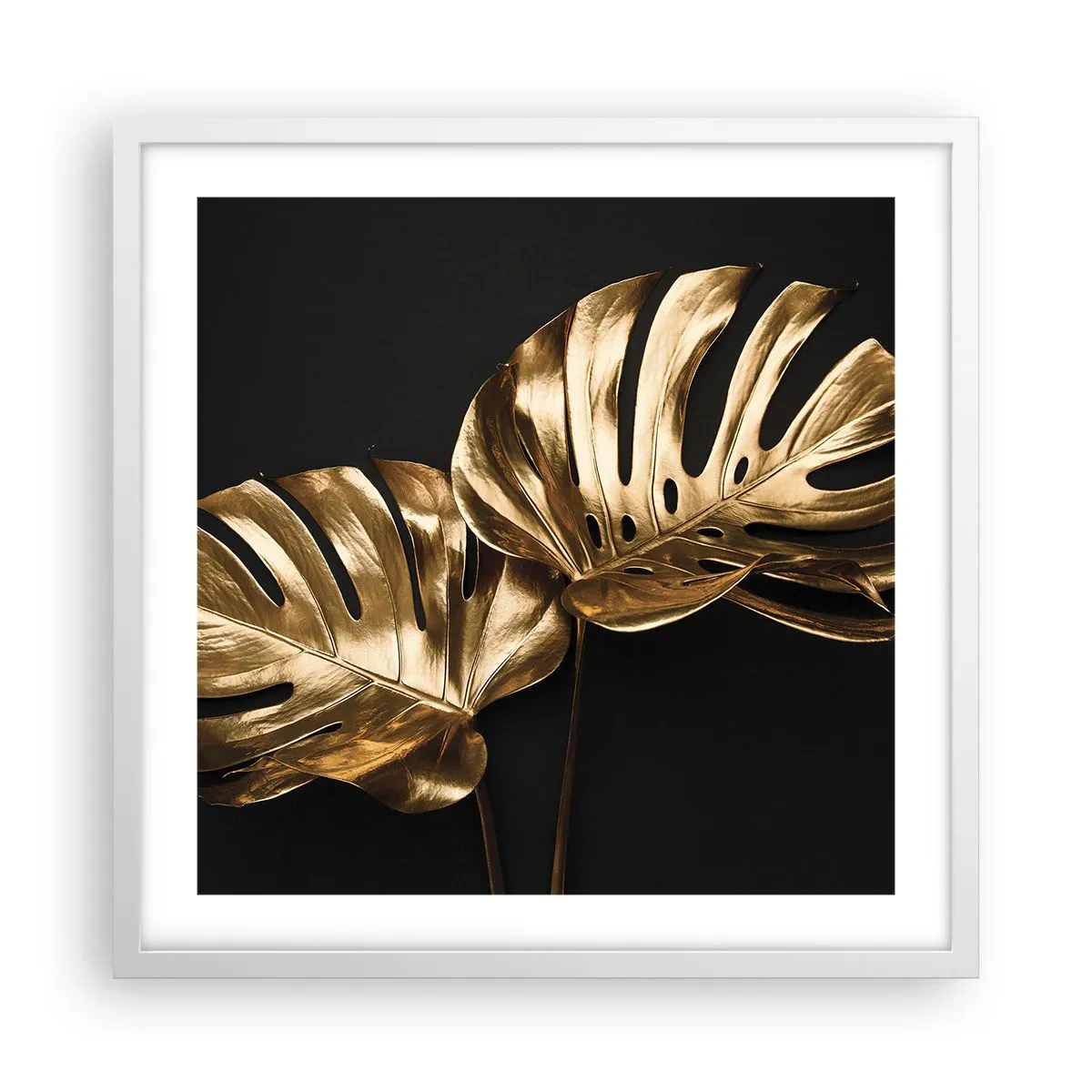 Plakat i hvid ramme - Naturens skatte - 50x50 cm