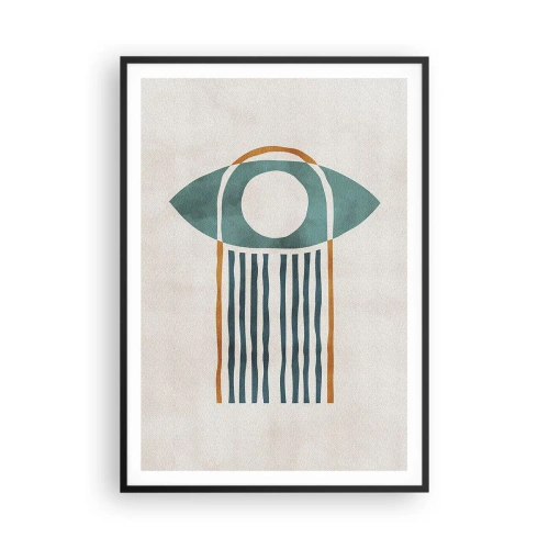 Plakat i sort ramme - Tegn og ritualer - 70x100 cm