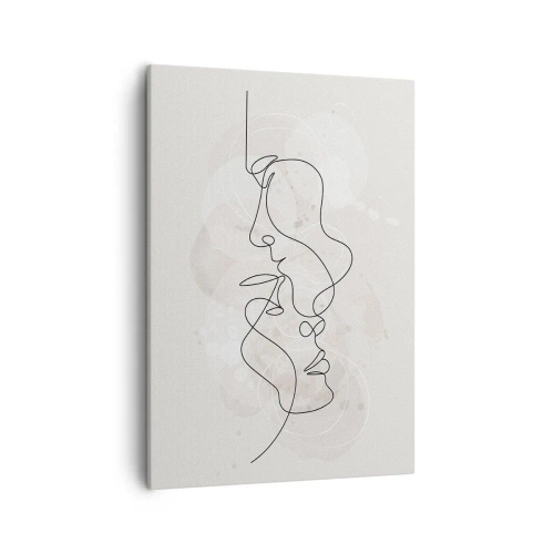 Lærredstryk - Billede på lærred - Omfavnet i en omfavnelse - 50x70 cm