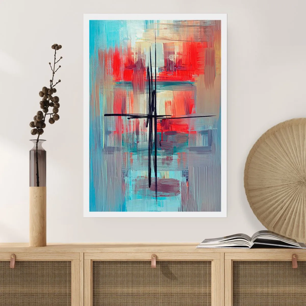 Plakat - Landskab i en ukendt dimension - 61x91 cm