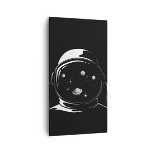 Lærredstryk - Billede på lærred - Flot udsigt - 55x100 cm